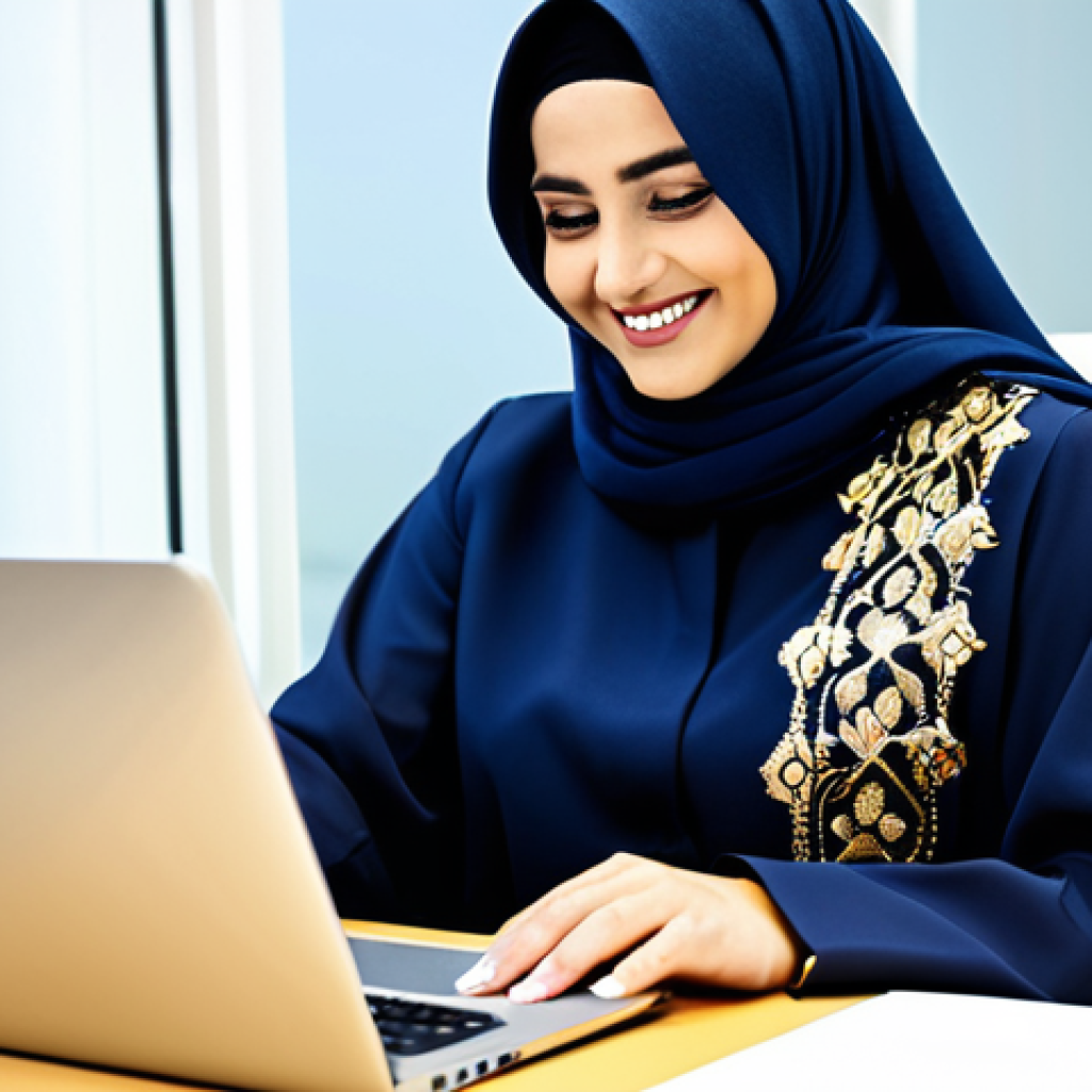 패션 코디네이터의 고객 데이터 분석 도구 - **

"A professional businesswoman wearing a stylish and modest abaya in a modern office setting in D...