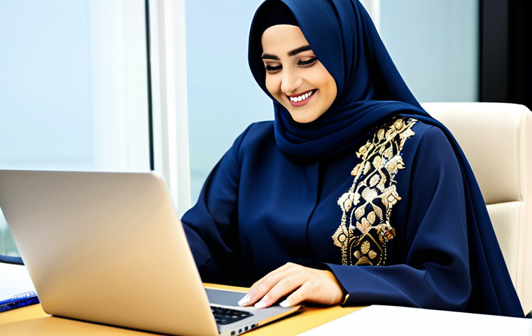패션 코디네이터의 고객 데이터 분석 도구 - **

"A professional businesswoman wearing a stylish and modest abaya in a modern office setting in D...
