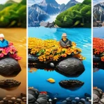 패션 코디네이터 자격시험 난이도 - Here are three detailed image generation prompts in English, keeping all your essential guidelines i...